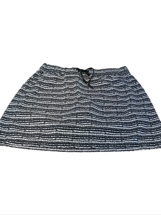 Talbots Dresses & Skirts - Talbots Black and White Striped Skater Skirt